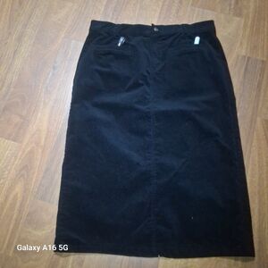 Womens Jet Black Skirt
